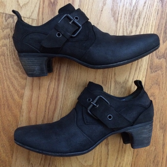 Marsell black nubuck booties women’s 8.5